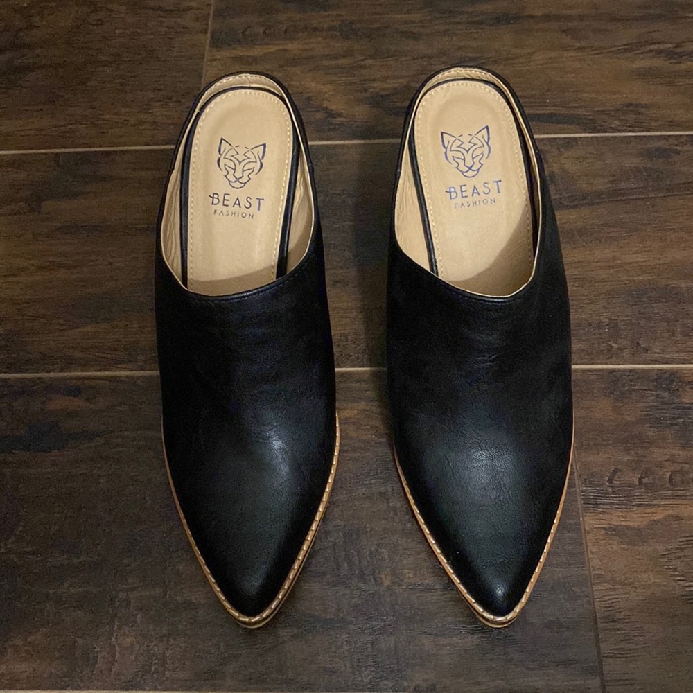 Beast fashion mules